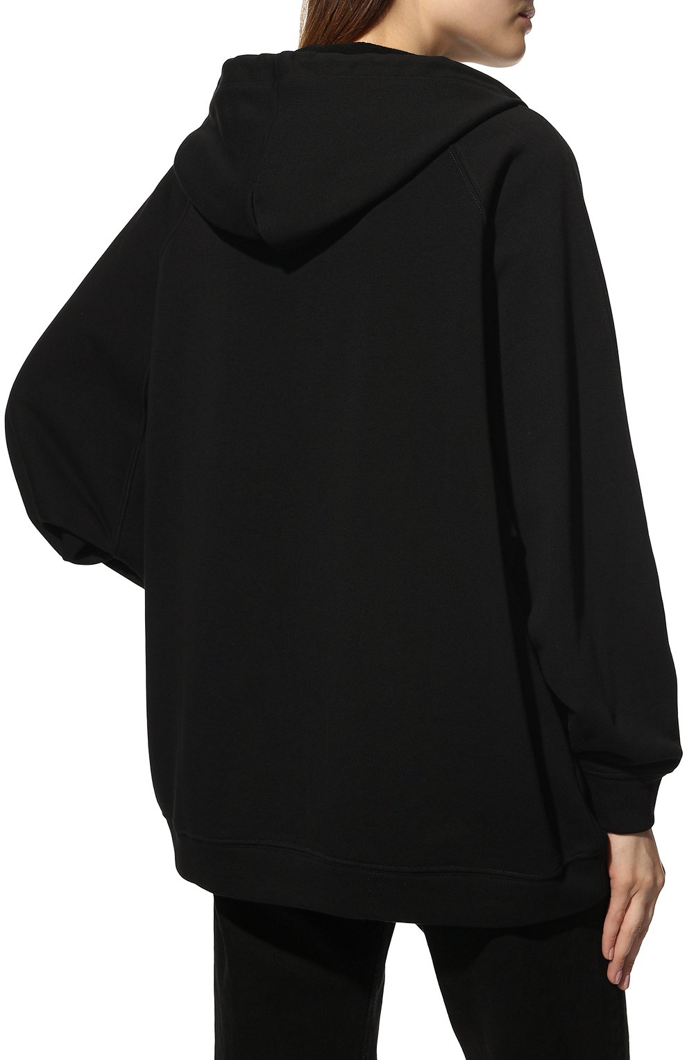 Хлопковое худи ERMANNO FIRENZE, арт. D40EL 053EF8, фото 4