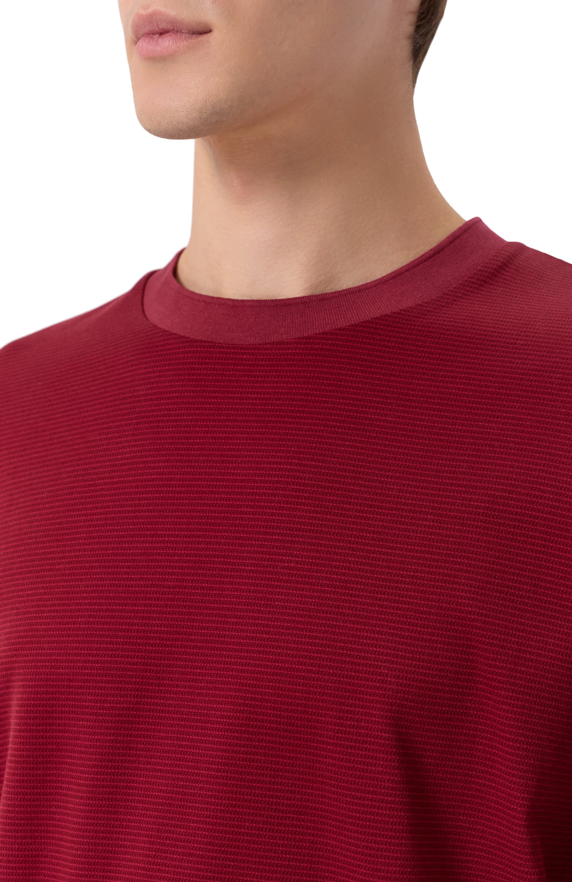 Хлопковый лонгслив BOSS, арт. 50549387, фото 5