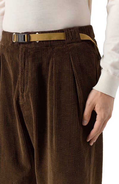 Вельветовые брюки WHITE SAND темно-коричневого цвета по цене 29950 руб., арт. 25WSU90/317, фото 5 Вельветовые брюки WHITE SAND, арт. 25WSU90/317, фото 5