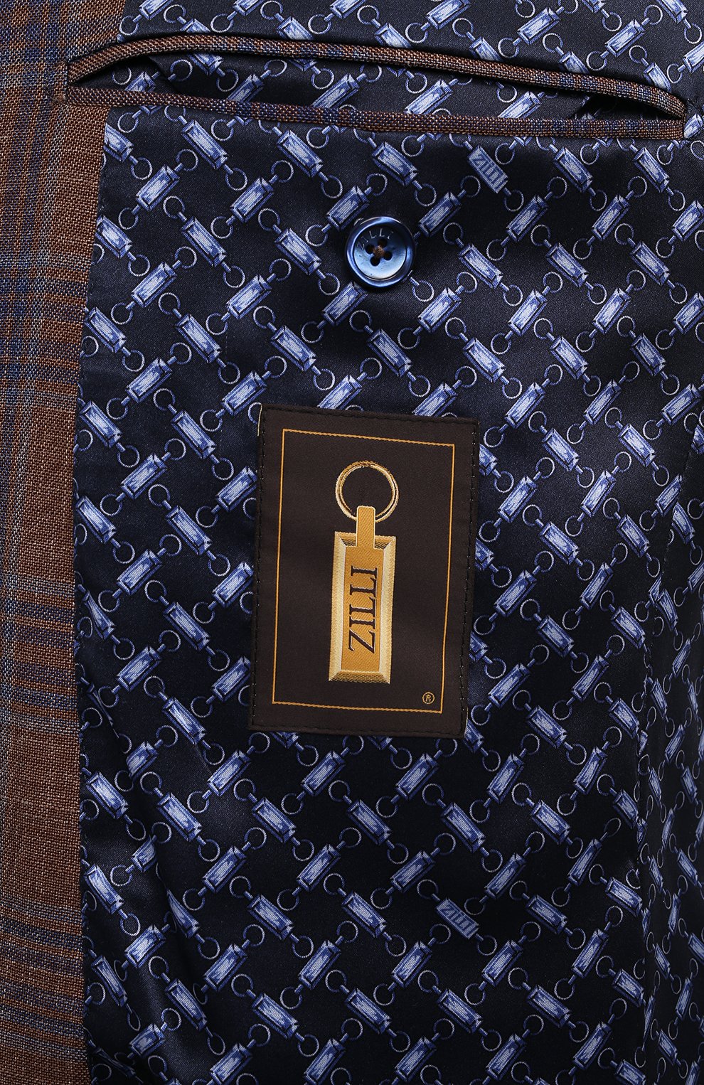 Пиджак из шерсти и шелка ZILLI, арт. MNT-VG2F-2-C6211/M001, фото 8