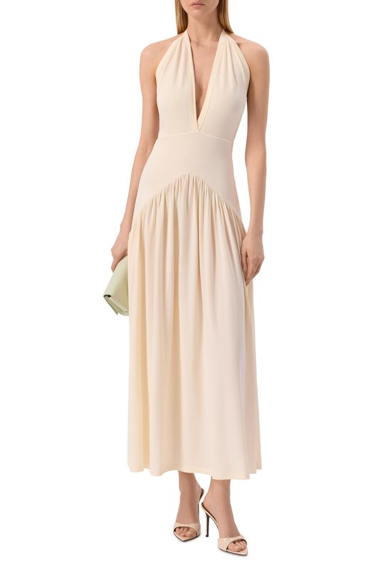 Платье из вискозы Aya Muse AMR2602 Кремовый  AMR2602 Фото 2