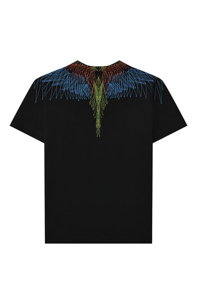 Хлопковая футболка MARCELO BURLON KIDS OF MILAN, арт. 21E/B/MB/1107/0010/2-6Y, фото 2