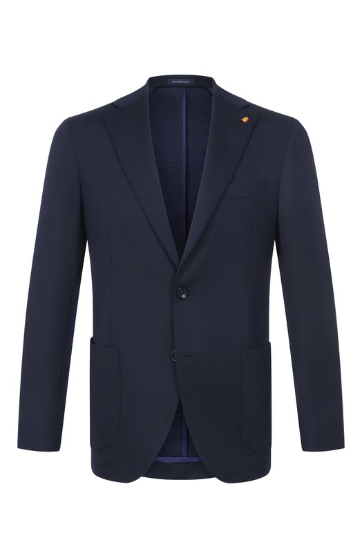Шерстяной пиджак Sartoria Latorre JD74/JJ976 Синий JD74/JJ976