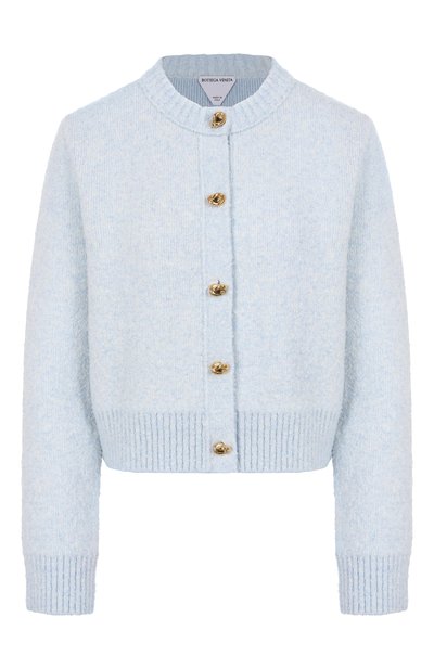 Женский кардиган из хлопка и шерсти BOTTEGA VENETA, арт. 812469/V4WQ0