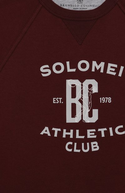 Хлопковый свитшот BRUNELLO CUCINELLI, арт. BW863E193B, фото 3
