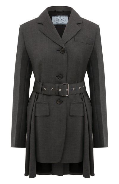 Женский шерстяной жакет PRADA, арт. P591LH-1XMY-F0480-211