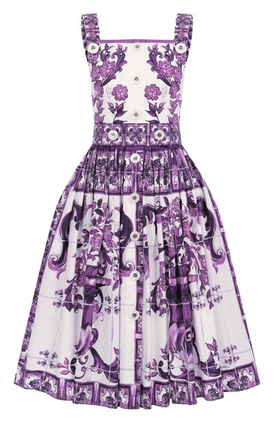 Женское хлопковое платье DOLCE & GABBANA, арт. F6TTJT/HH5EN