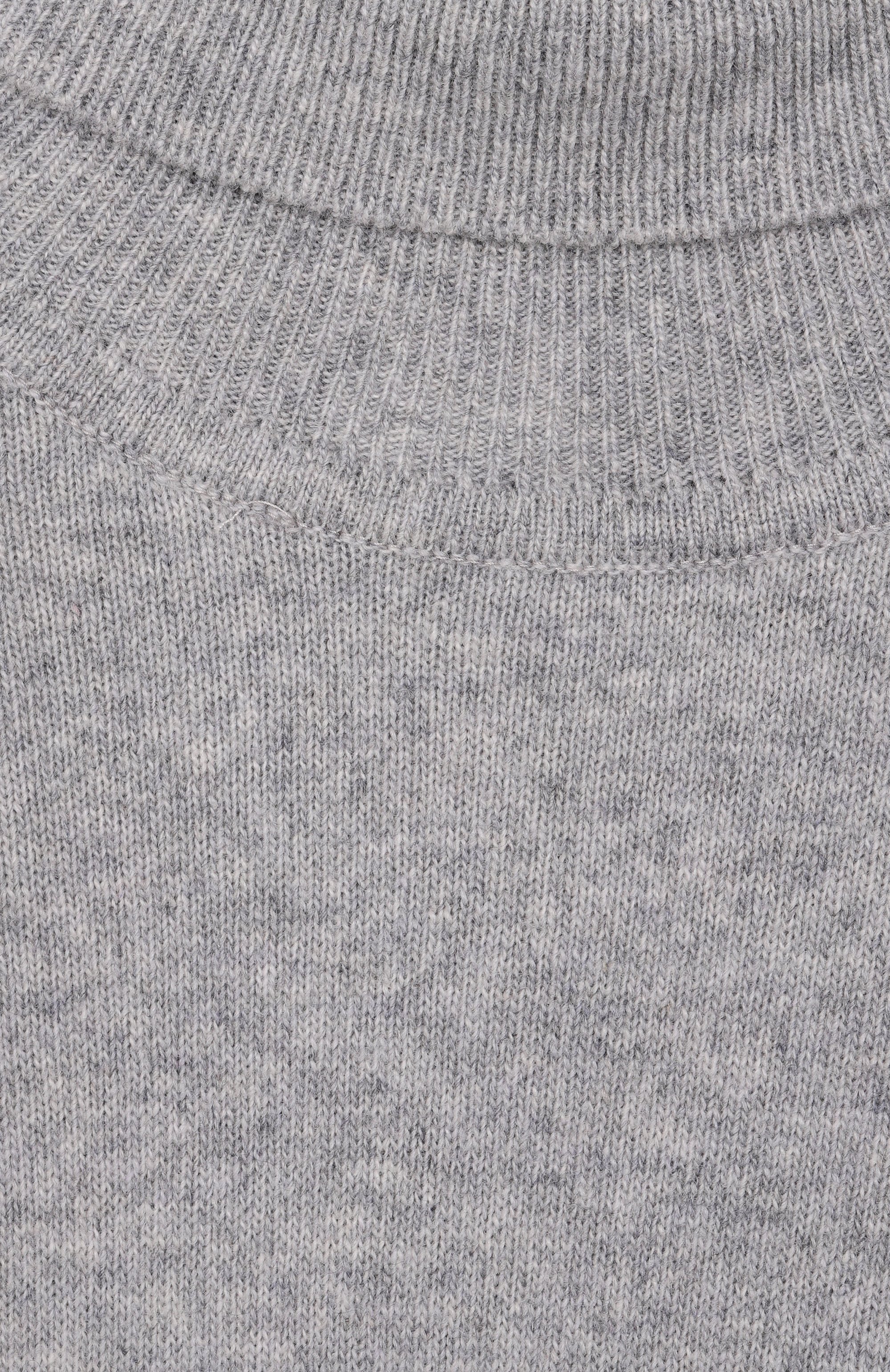 Кашемировая водолазка WOOL AND COTTON серого цвета по цене 16220 руб., арт. KRUSV-621, фото 3 Кашемировая водолазка WOOL AND COTTON, арт. KRUSV-621, фото 3