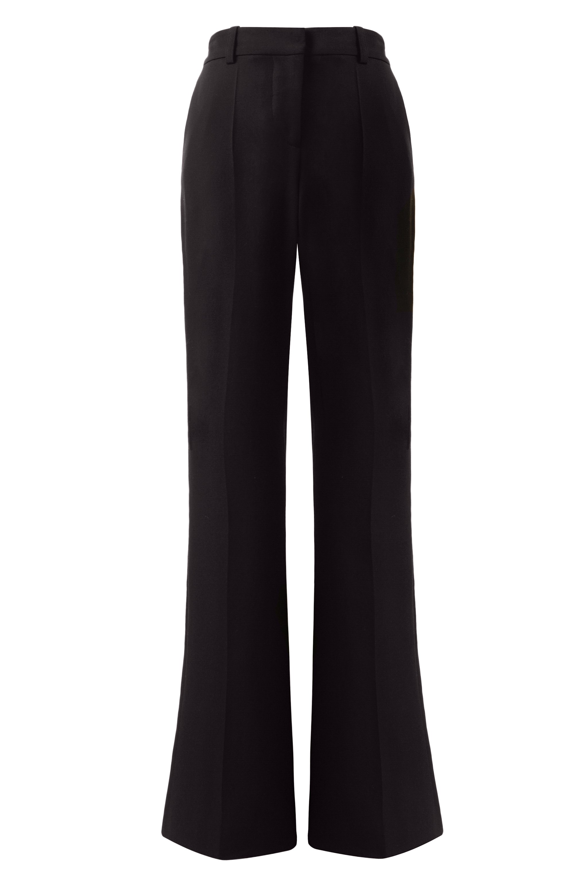 Шерстяные брюки BALMAIN черного цвета по цене 126500 руб., арт. BF1P0105/WC09, фото 1 Шерстяные брюки BALMAIN, арт. BF1P0105/WC09, фото 1