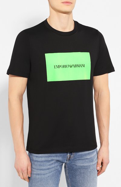 Хлопковая футболка EMPORIO ARMANI, арт. 3H1TD0/1J30Z, фото 3