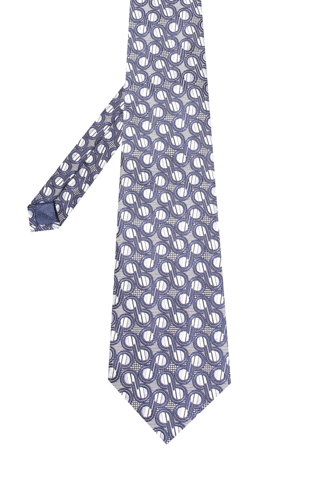 Шелковый галстук с узором TURNBULL & ASSER, арт. TIE002-BB204, фото 2