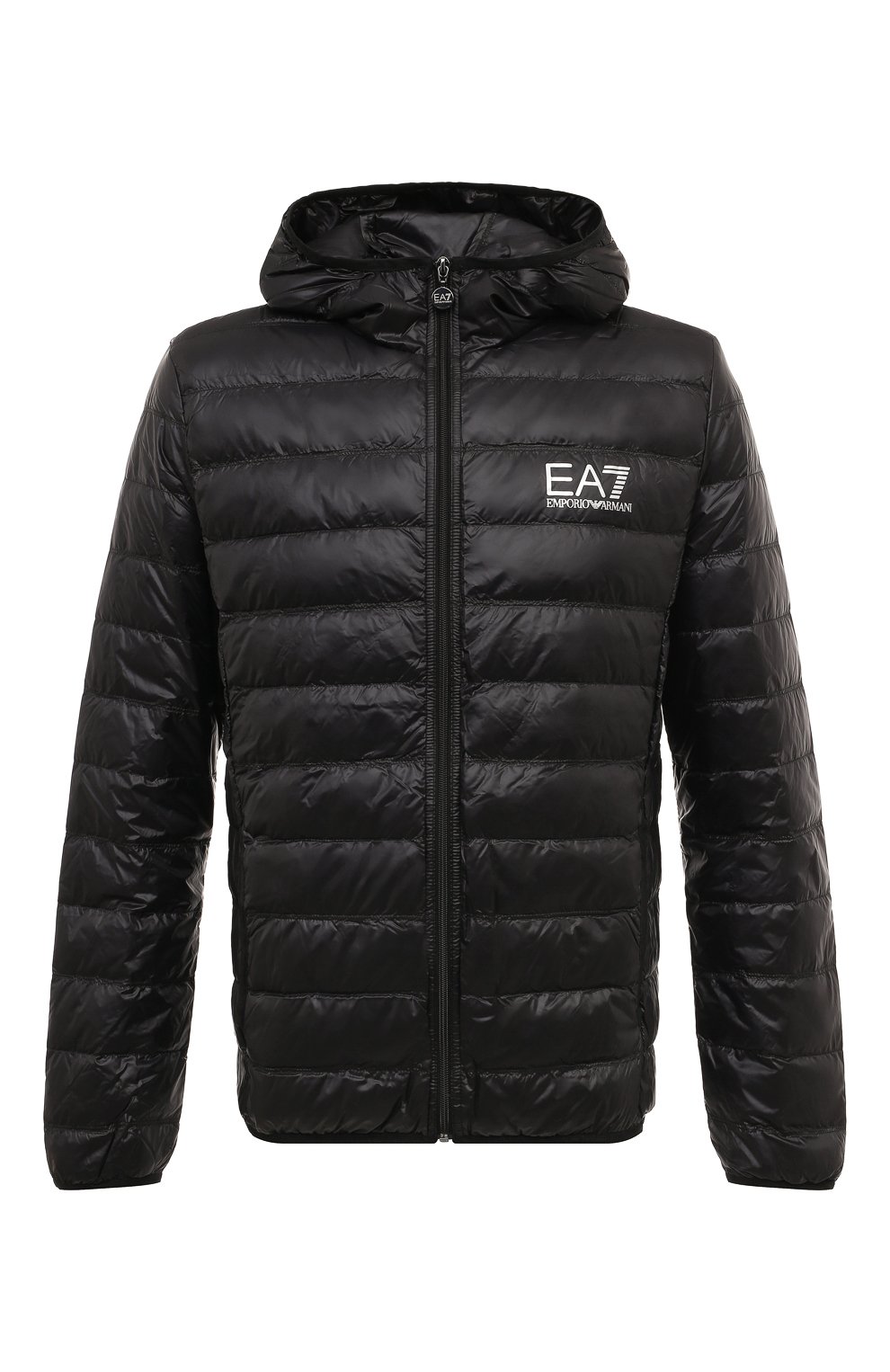Пуховая куртка EA7 черного цвета по цене 21450 руб., арт. 8NPB02/PN29Z, фото 1 Пуховая куртка EA7, арт. 8NPB02/PN29Z, фото 1