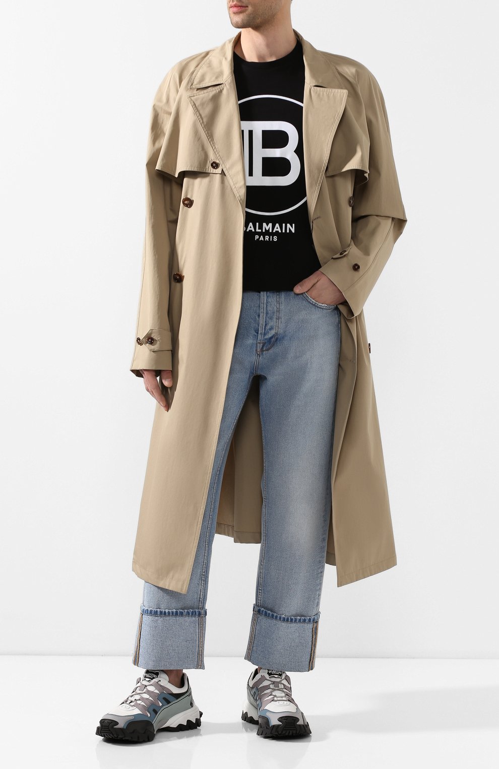 Хлопковый тренч DOLCE & GABBANA, арт. G0160T/FU6WI, фото 2