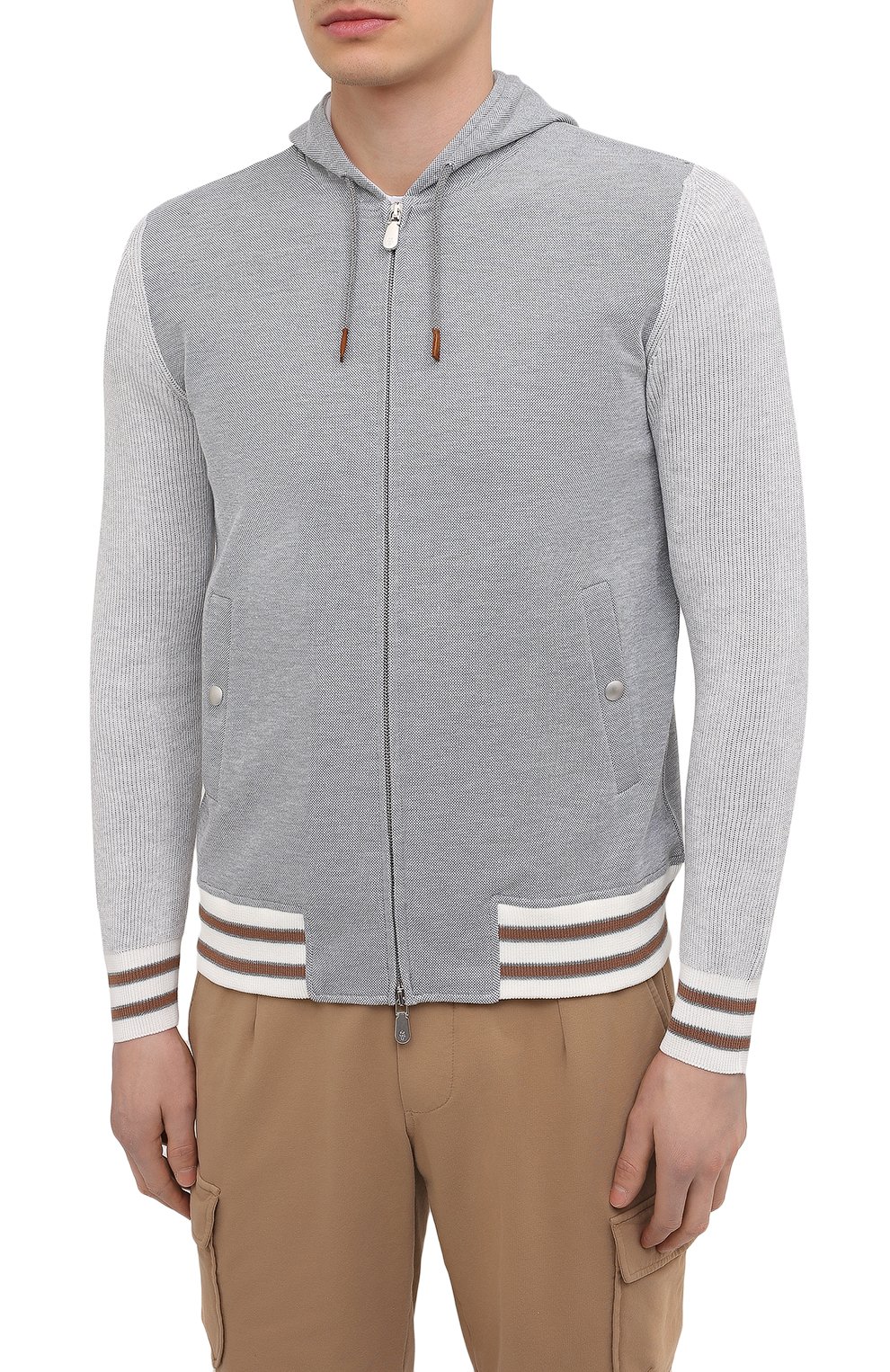 Хлопковая толстовка ELEVENTY PLATINUM, арт. C76GIAC04 TES0C165, фото 3