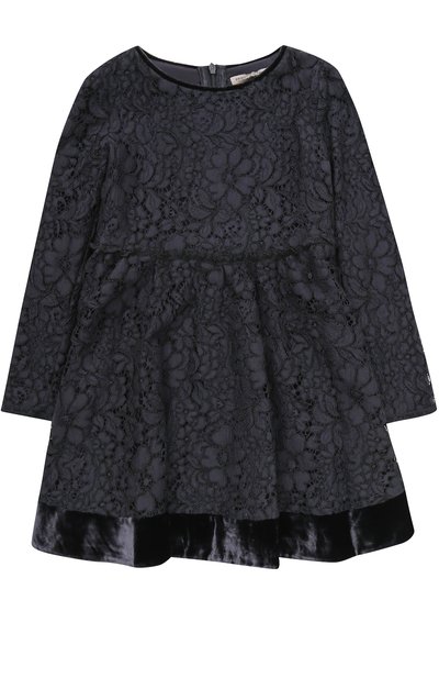 Кружевное мини-платье с бархатной отделкой ERMANNO SCERVINO, арт. 41 I AB02/4-8, фото 1