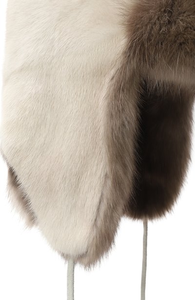 Меховая шапка-ушанка из норки и соболя VICTORIA KUSENKOVA, арт. 092003696094, фото 3