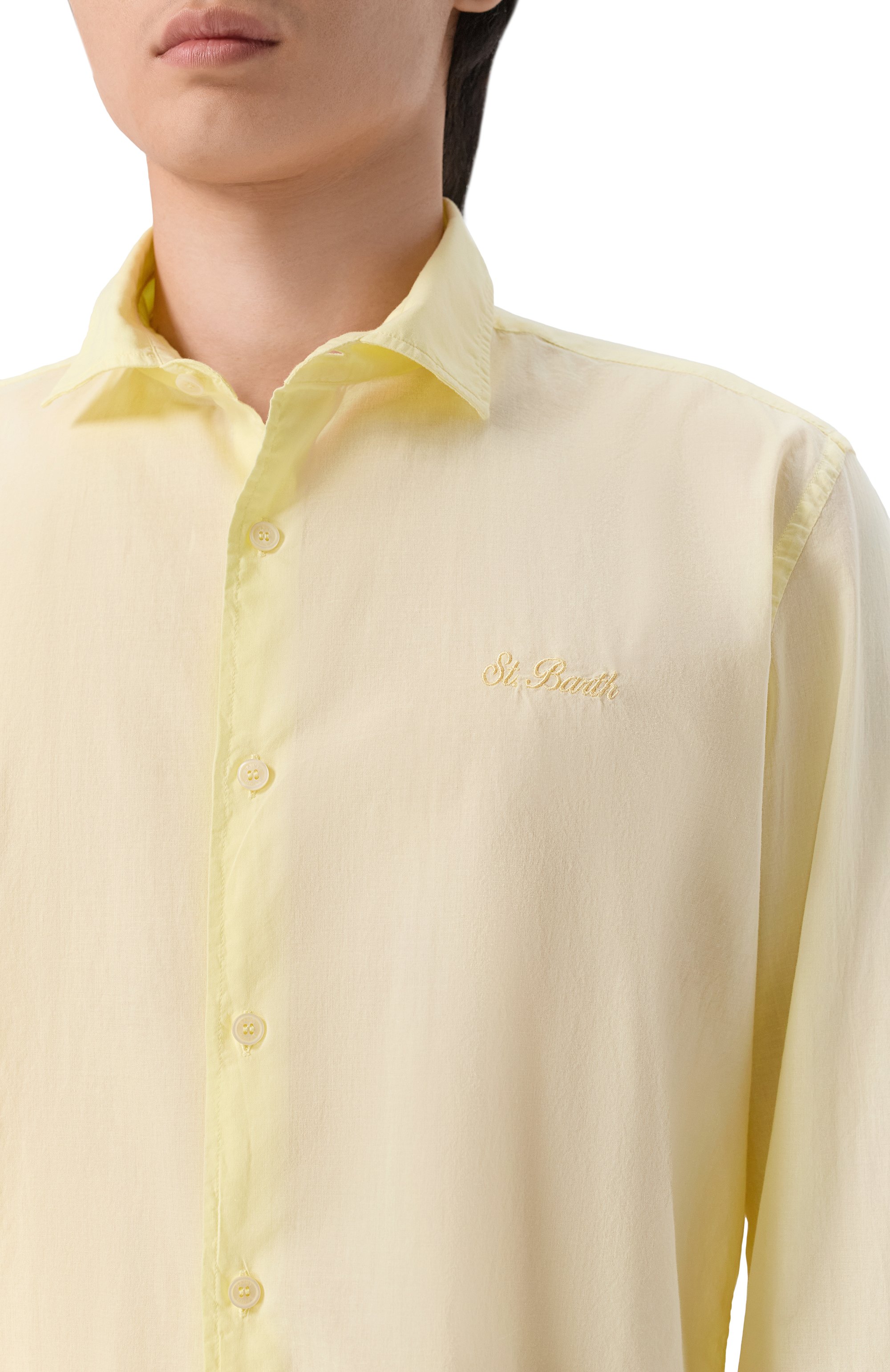 Хлопковая рубашка MC2 SAINT BARTH, арт. LCM0001-00024L/CHEMISE ICE, фото 5