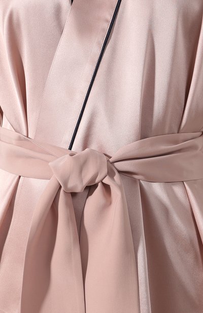 Шелковый халат OLIVIA VON HALLE светло-бежевого цвета по цене 43200 руб., арт. CT0024, фото 5 Шелковый халат OLIVIA VON HALLE, арт. CT0024, фото 5