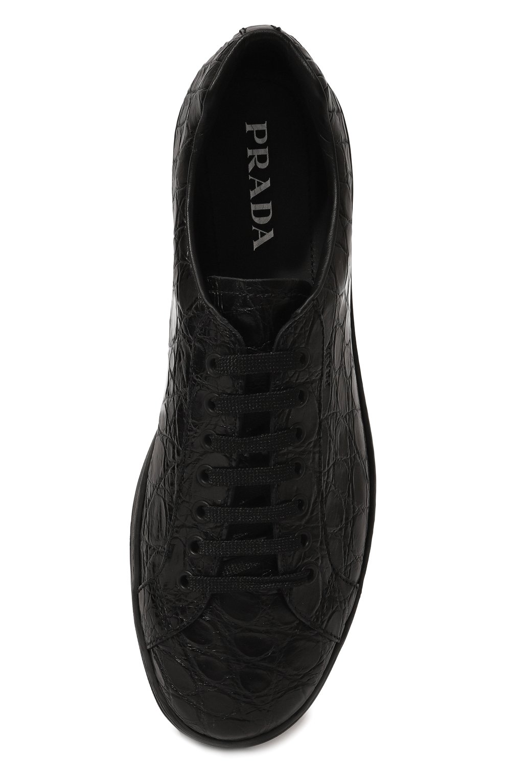 Кеды из кожи каймана PRADA, арт. 4E3370-XNL-F0002, фото 6