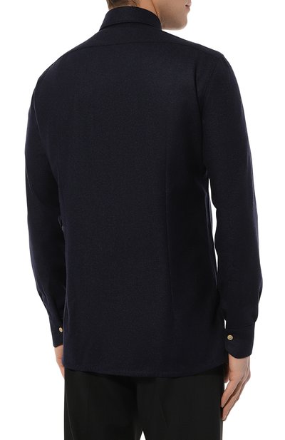 Шерстяная рубашка KITON, арт. UMCNERK0131C07, фото 4