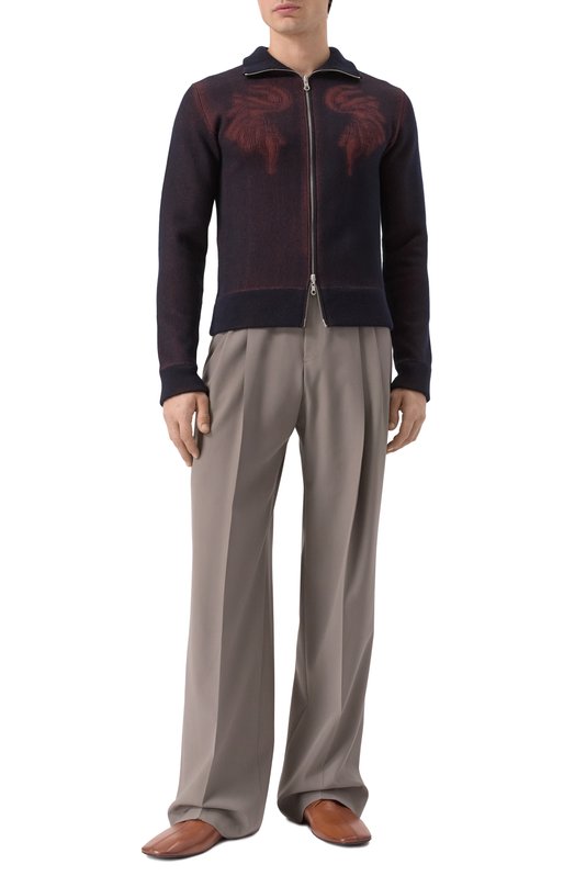 Шерстяные брюки Dries Van Noten 251-020914-1063 Серый  251-020914-1063 Фото 2