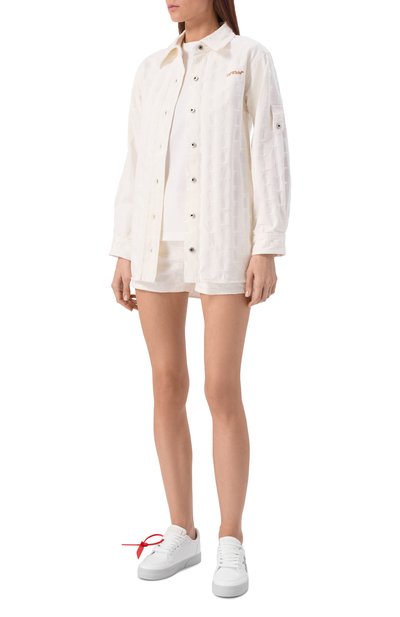 Кожаные кеды vulcanized OFF-WHITE, арт. 0WIA288S26LEA001, фото 3