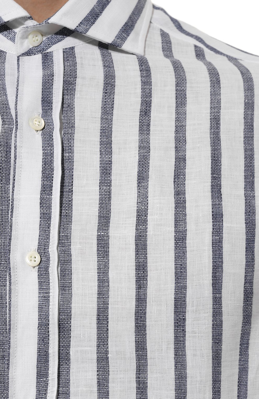 Льняная рубашка BRUNELLO CUCINELLI, арт. MM6450028, фото 5