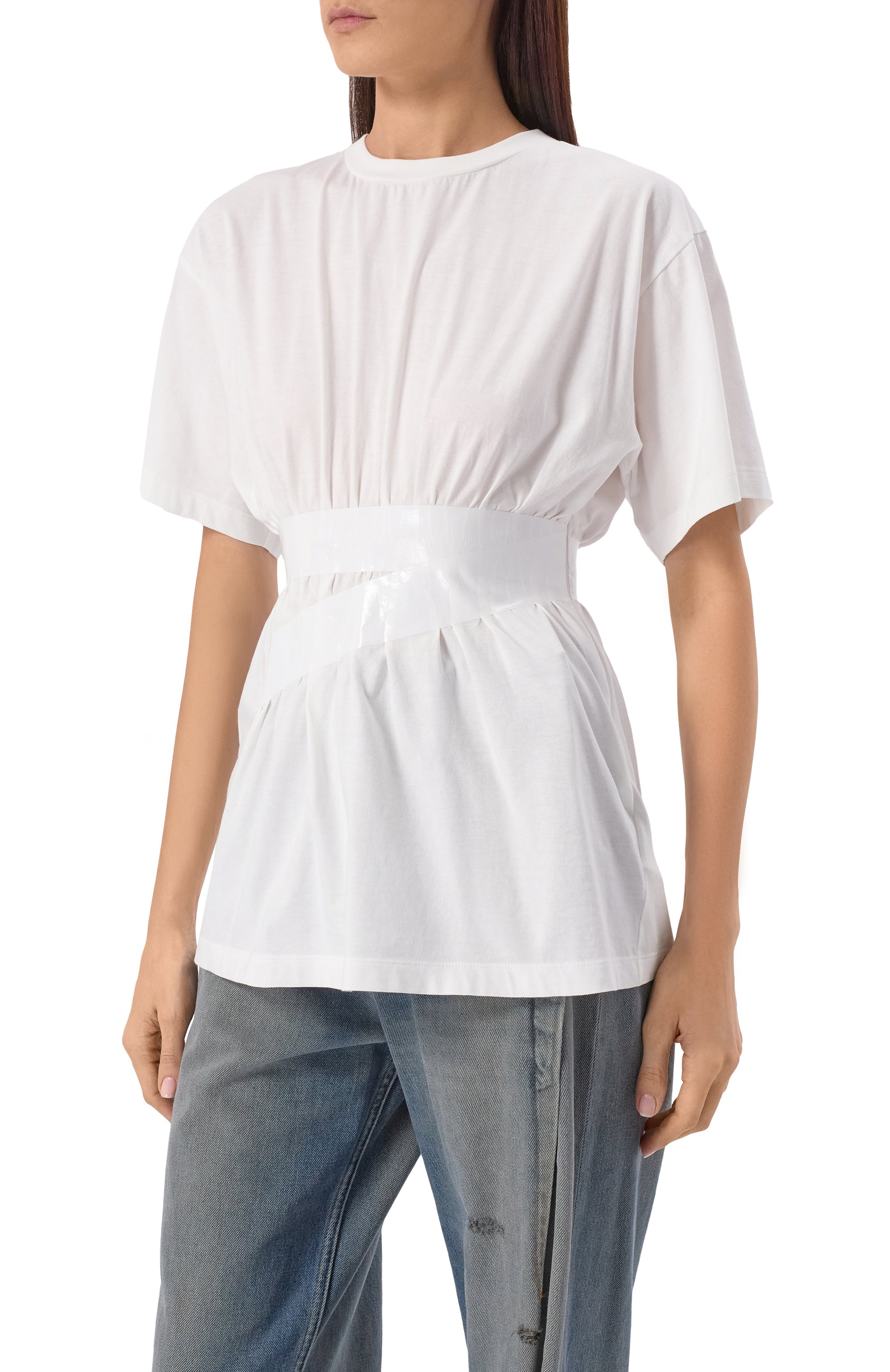 Хлопковая футболка MM6, арт. S52GC0335/M20048, фото 3