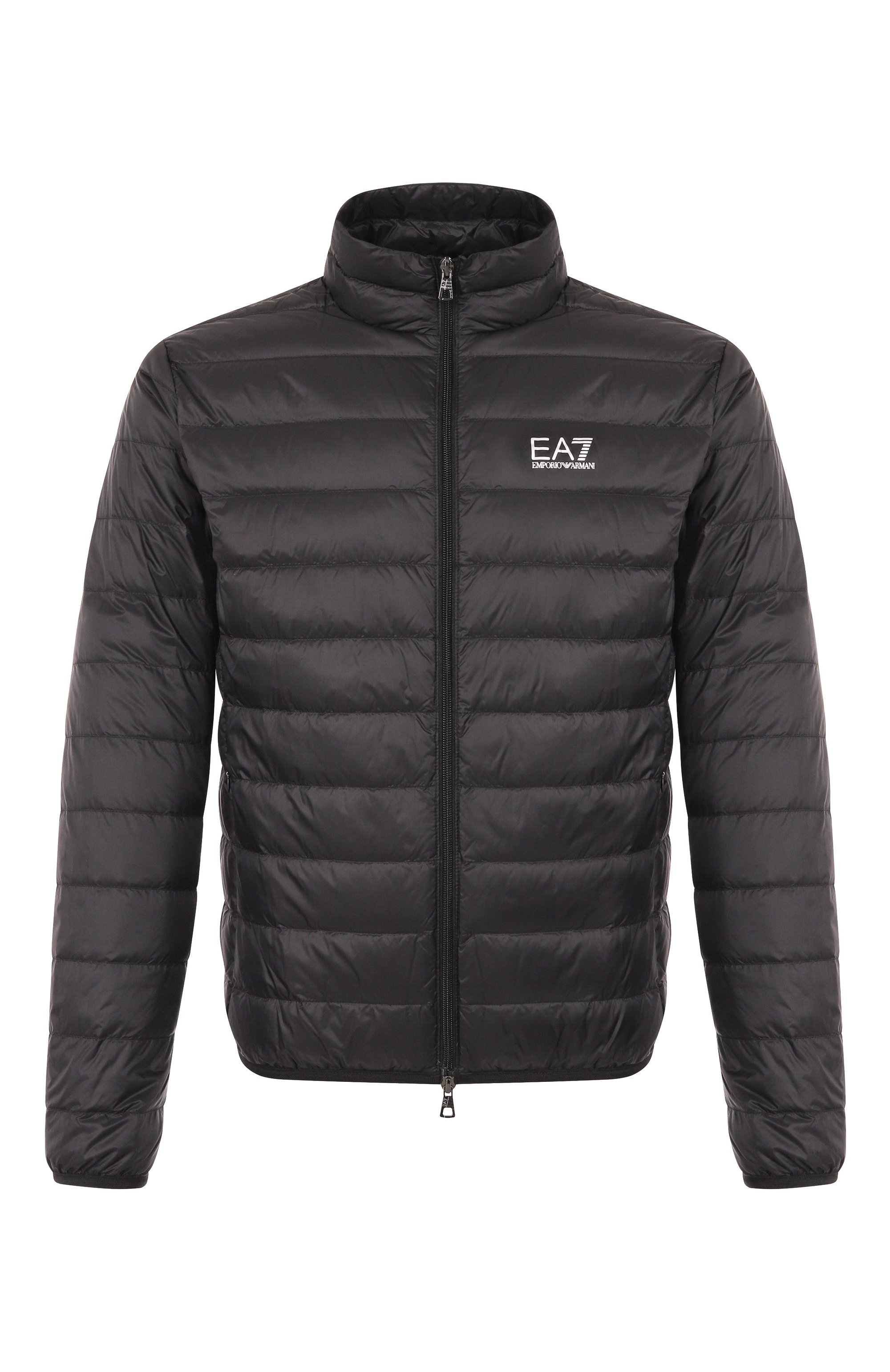 Пуховая куртка EA7 черного цвета по цене 20950 руб., арт. 8NPB23/PNGPZ/S, фото 1 Пуховая куртка EA7, арт. 8NPB23/PNGPZ/S, фото 1