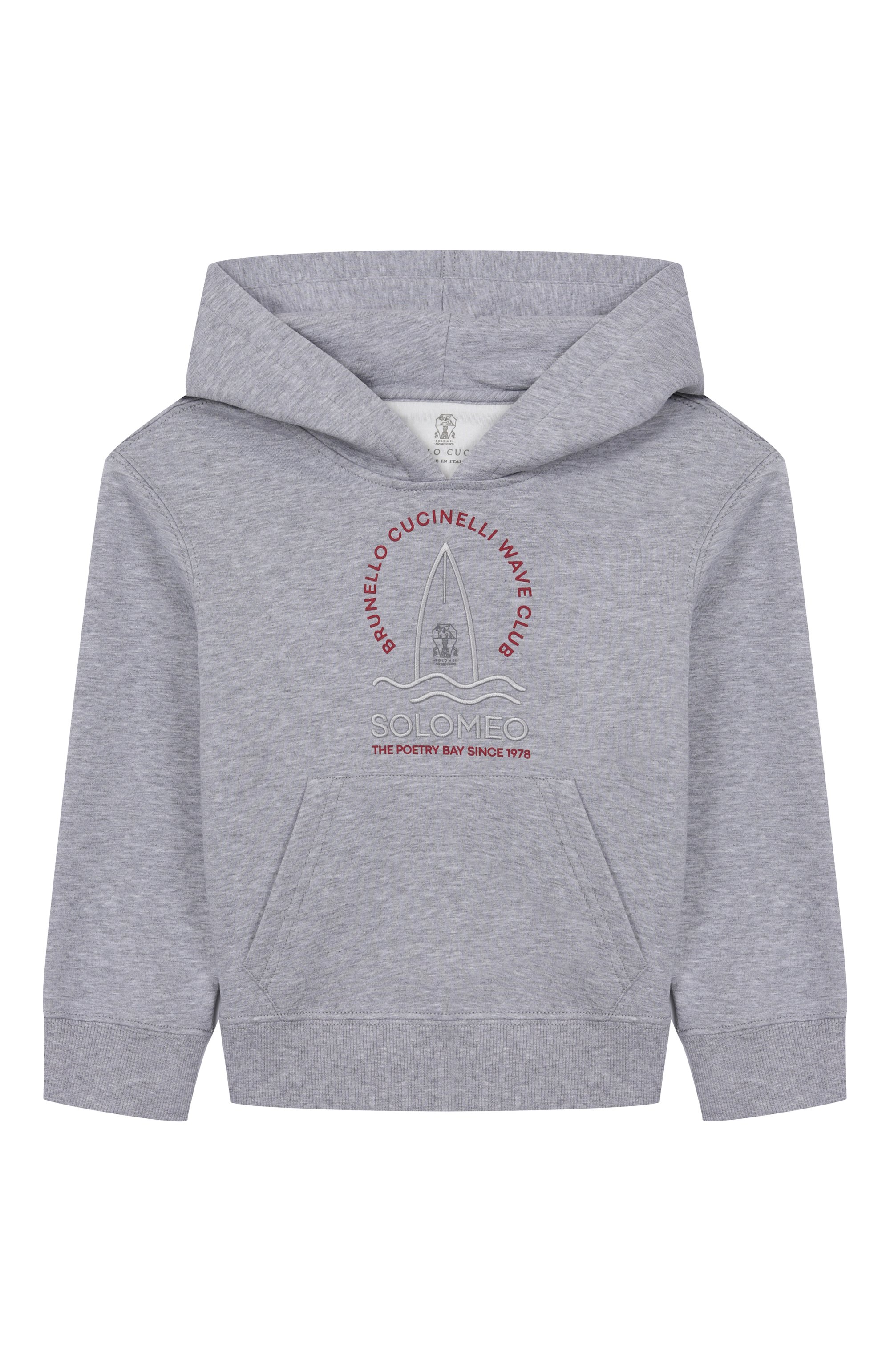 Хлопковое худи BRUNELLO CUCINELLI, арт. BW863E188A, фото 1