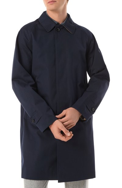 Хлопковый плащ BURBERRY, арт. 8079395, фото 3