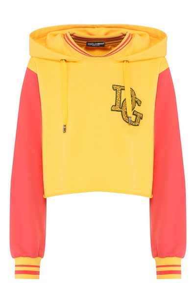 Женский хлопковое худи DOLCE & GABBANA, арт. F9I29Z/G7WQA