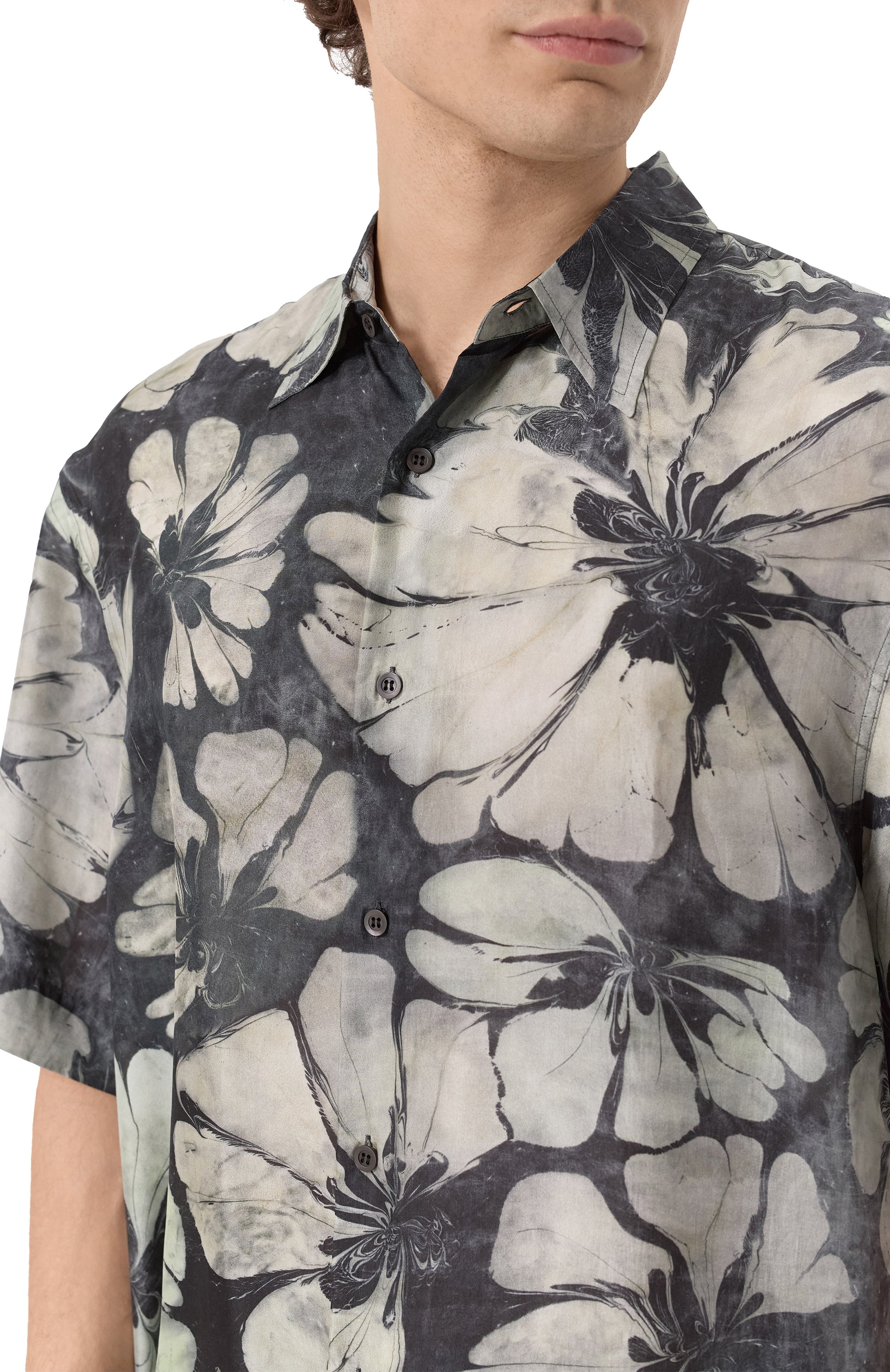 Шелковая рубашка DRIES VAN NOTEN, арт. 251-020700-1202, фото 5