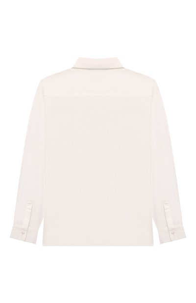 Хлопковая блузка ERMANNO SCERVINO молочного цвета по цене 14750 руб., арт. SFCA026C/CA164, фото 2 Хлопковая блузка ERMANNO SCERVINO, арт. SFCA026C/CA164, фото 2