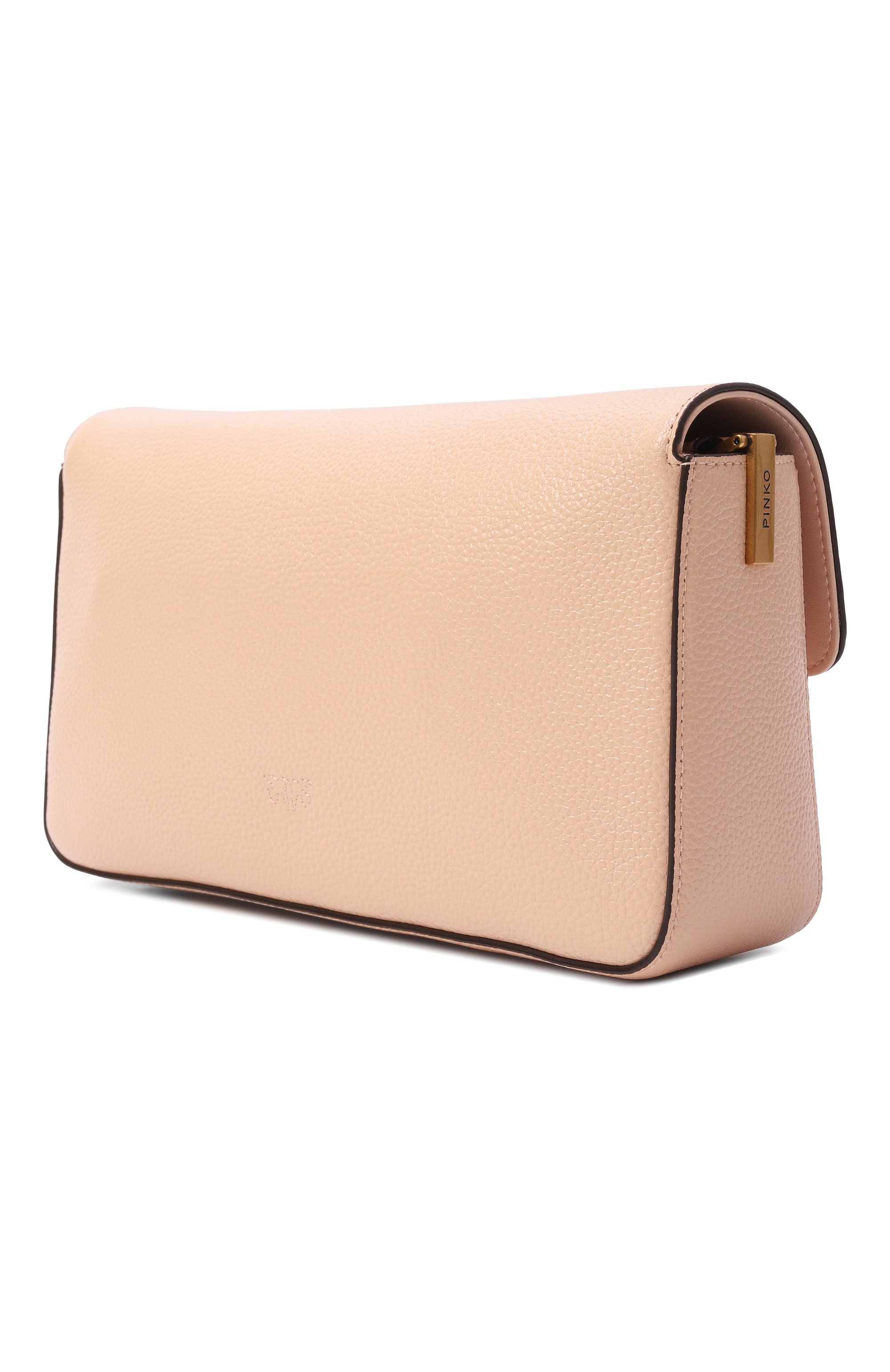 Сумка love one slouchy medium PINKO светло-розового цвета по цене 39950 руб., арт. 106243/A2X6, фото 4 Сумка love one slouchy medium PINKO, арт. 106243/A2X6, фото 4