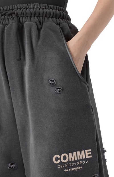 Хлопковые шорты COMME DES FUCKDOWN, арт. CFABW01238, фото 5