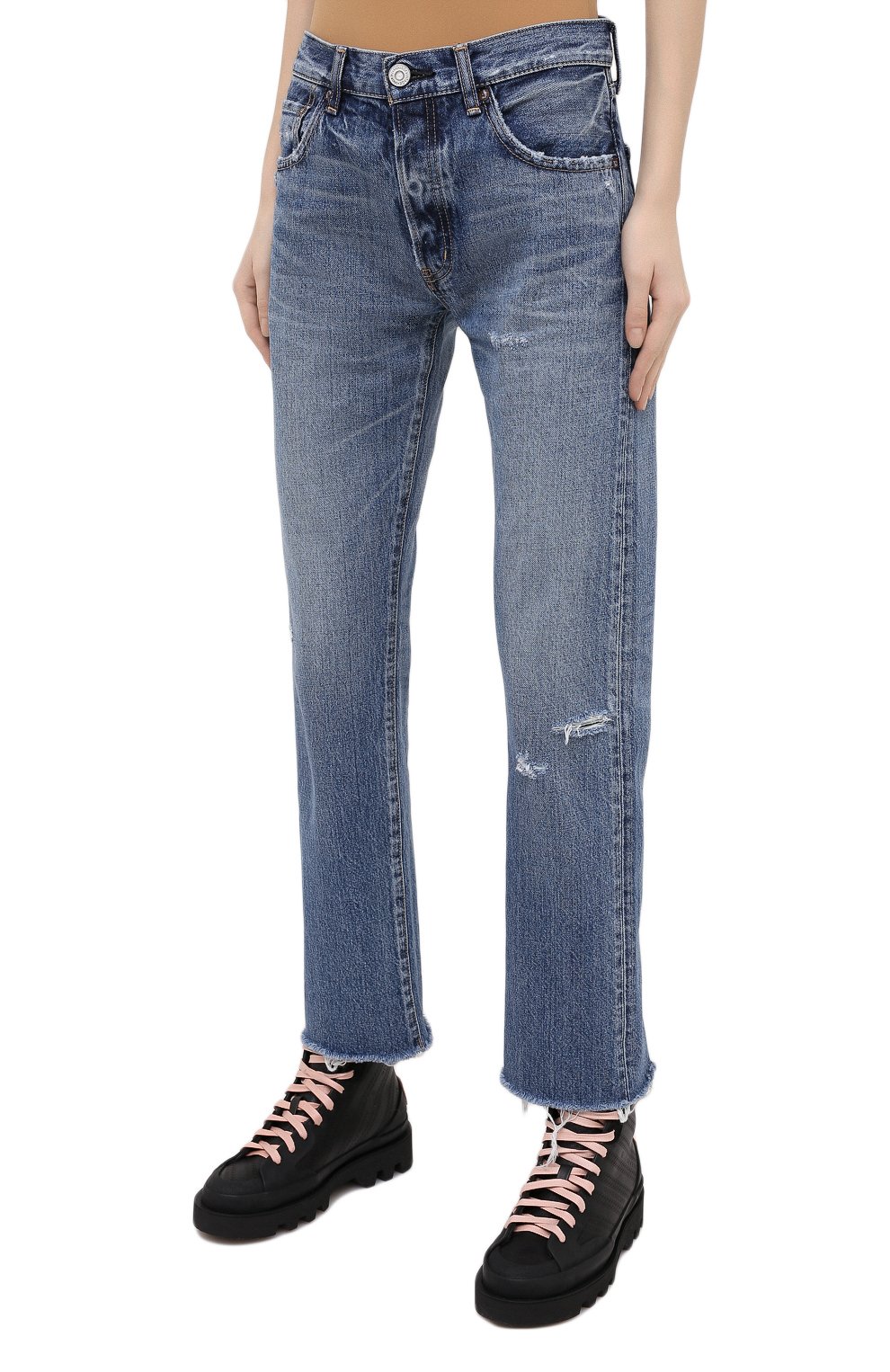 Джинсы MOUSSY голубого цвета по цене 36150 руб., арт. 025DAC11-2280, фото 3 Джинсы MOUSSY, арт. 025DAC11-2280, фото 3
