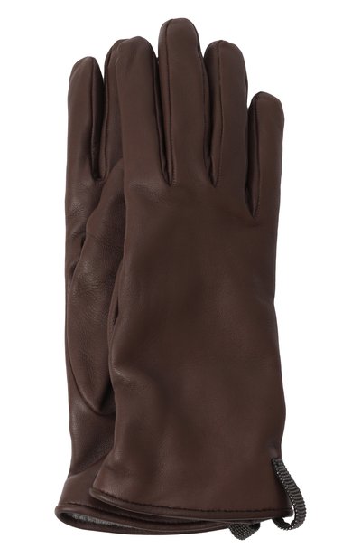 Кожаные перчатки BRUNELLO CUCINELLI, арт. MPNGI9009, фото 1