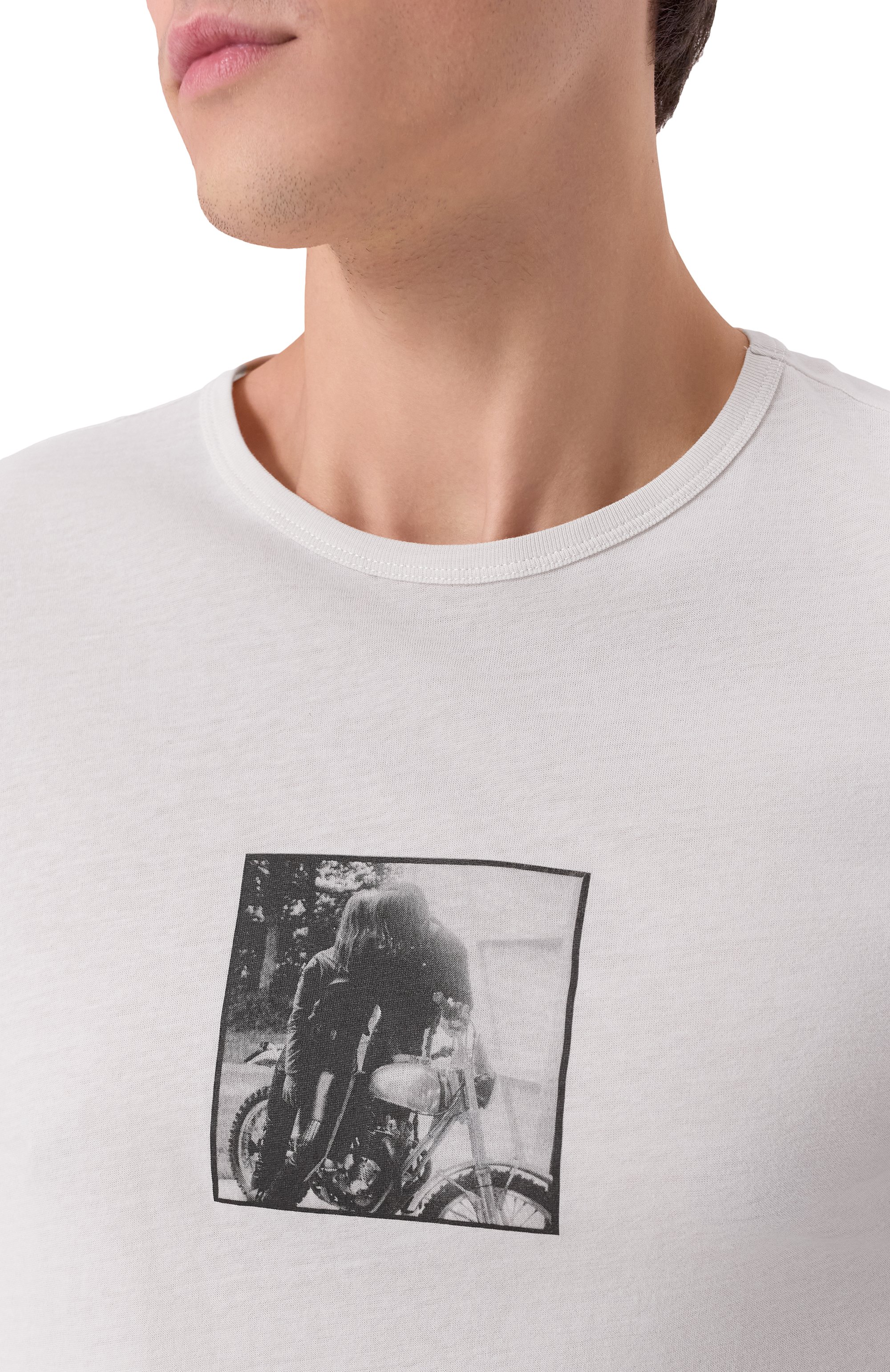 Хлопковая футболка ANN DEMEULEMEESTER, арт. B0013220/FA206, фото 5