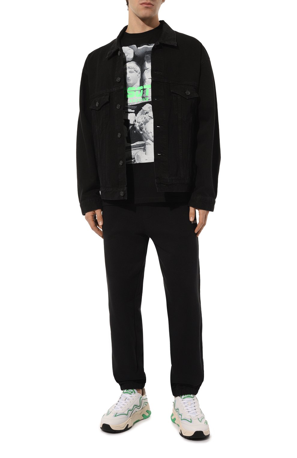 Комбинированные кроссовки MSGM, арт. 3440MS701 340, фото 2