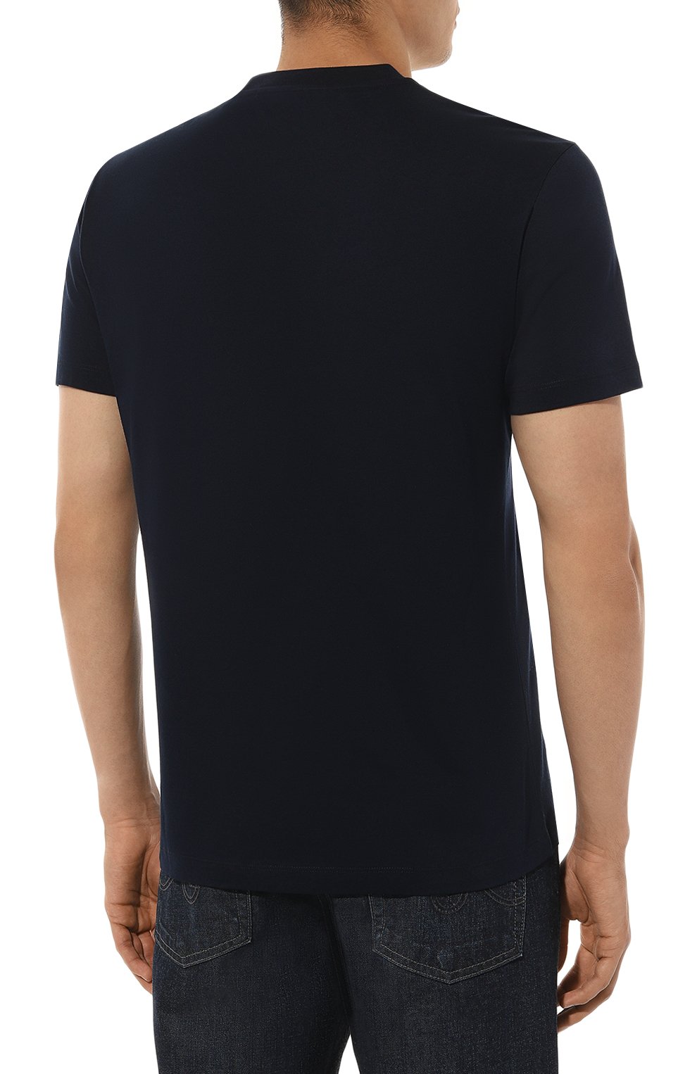 Хлопковая футболка VERSACE, арт. 1011694/1A08584, фото 4