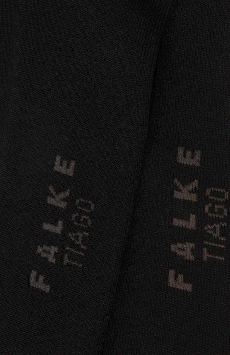 Мужские хлопковые гольфы FALKE черного цвета, арт. 15792 | Фото 2 (Нос: Не проставлено; Материал внешний: Хлопок; Кросс-КТ: бельё)