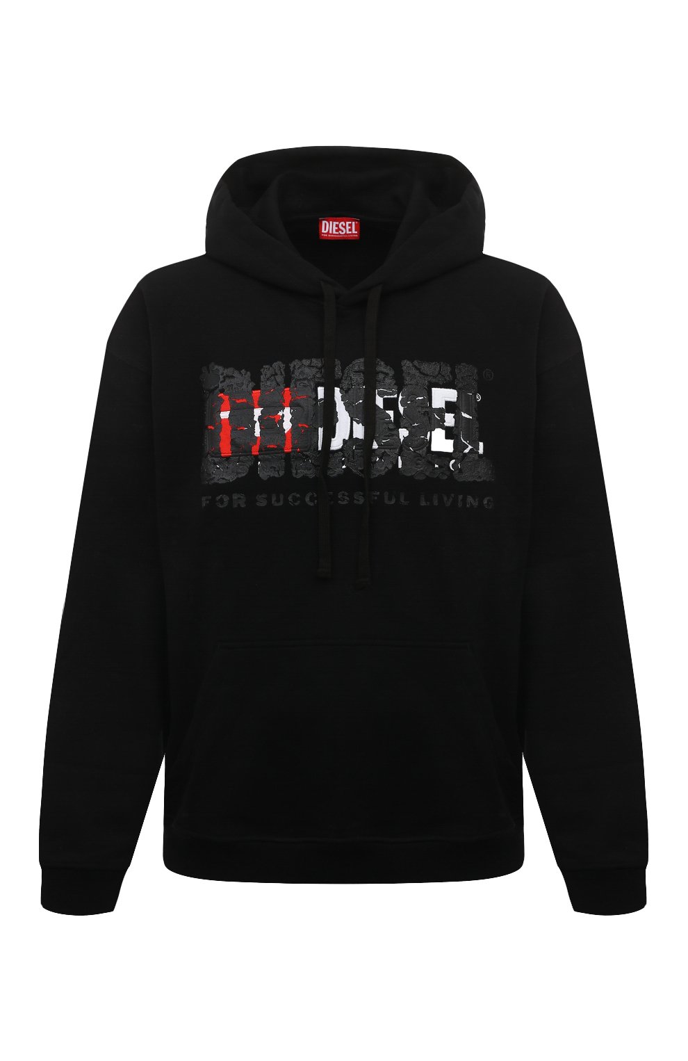 Хлопковое худи DIESEL, арт. A11779/0IAJH, фото 1