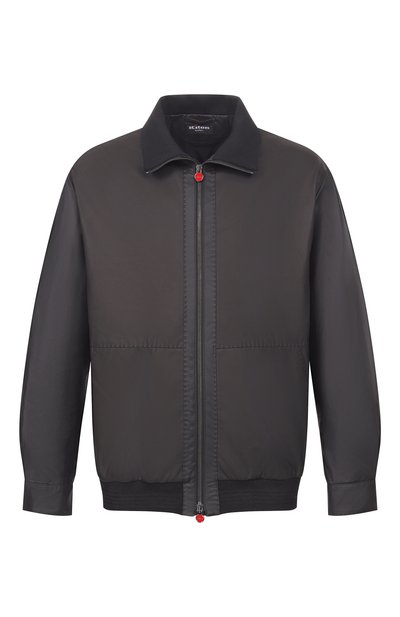 Мужской кожаный бомбер KITON, арт. UW2358AV0814H