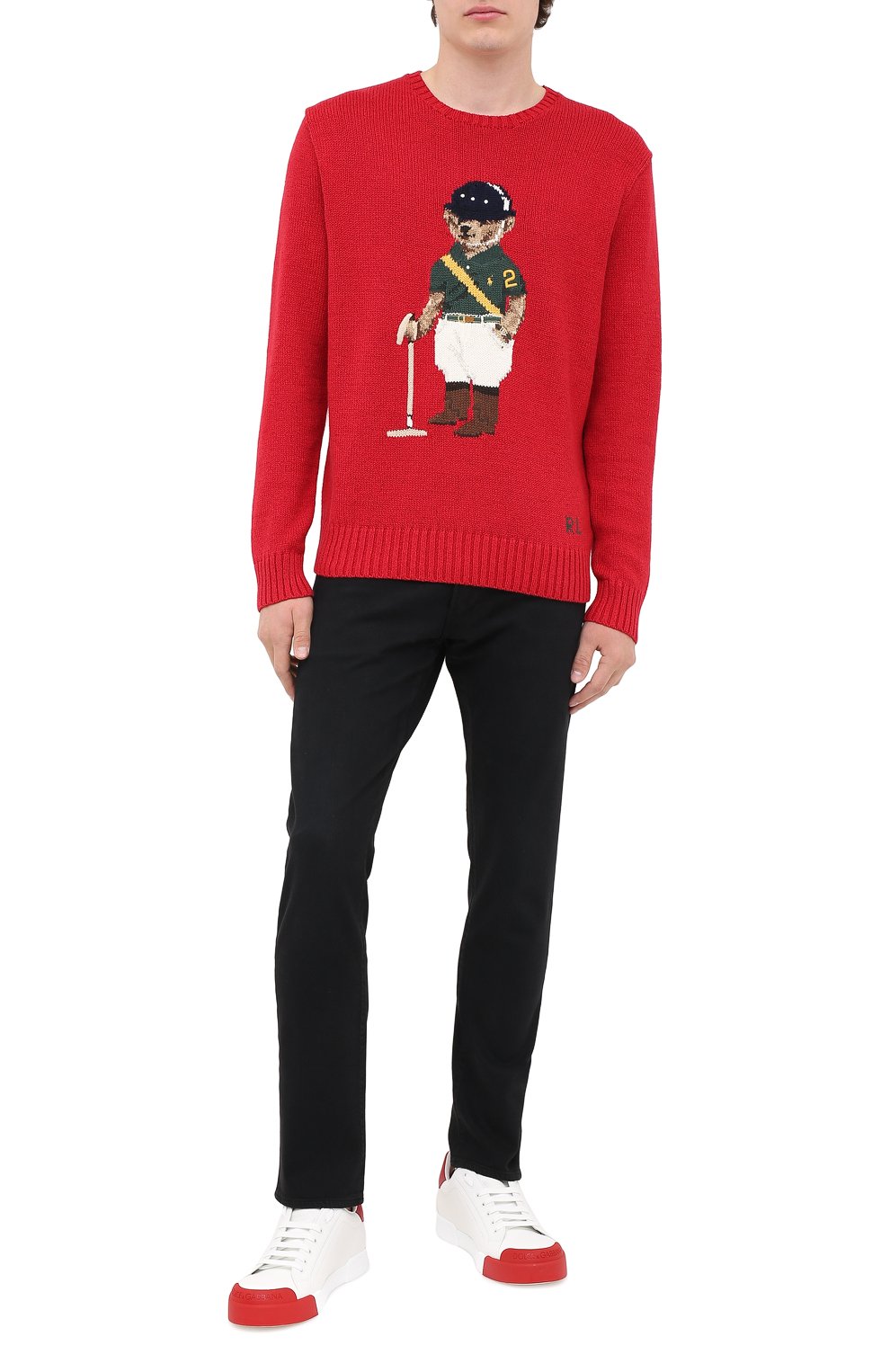 Свитер из хлопка и льна POLO RALPH LAUREN, арт. 710798335, фото 2