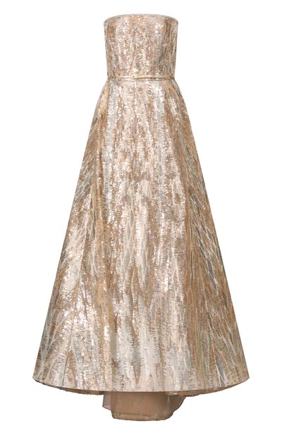 Женское платье с отделкой пайетками ELIE SAAB, арт. D1179NS26/YA064