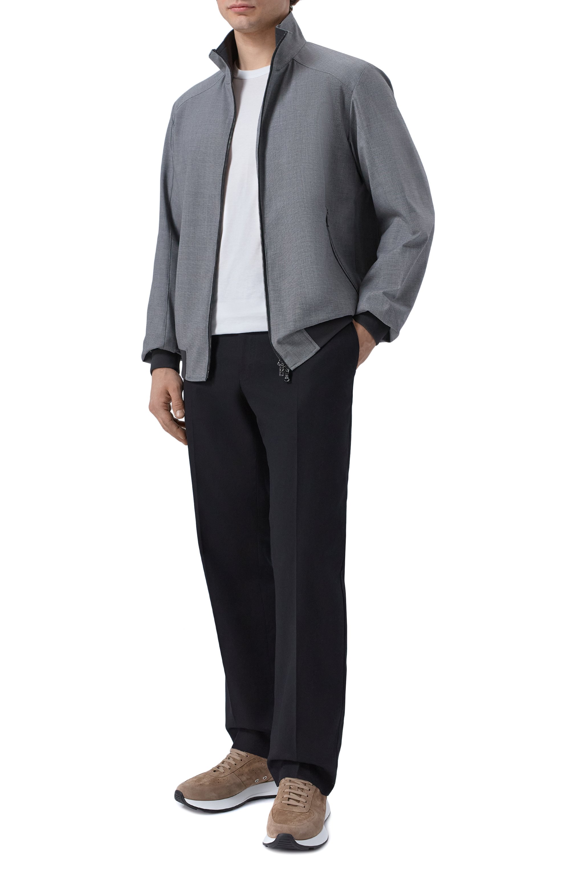 Бомбер BOGNER серого цвета по цене 73000 руб., арт. 38251200, фото 2 Бомбер BOGNER, арт. 38251200, фото 2