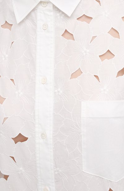 Рубашка REDVALENTINO белого цвета по цене 57800 руб., арт. VR0AB03U/5TB, фото 5 Рубашка REDVALENTINO, арт. VR0AB03U/5TB, фото 5