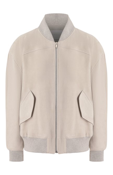 Женский замшевый бомбер MVST, арт. SUEDE LEATHER B0MBER