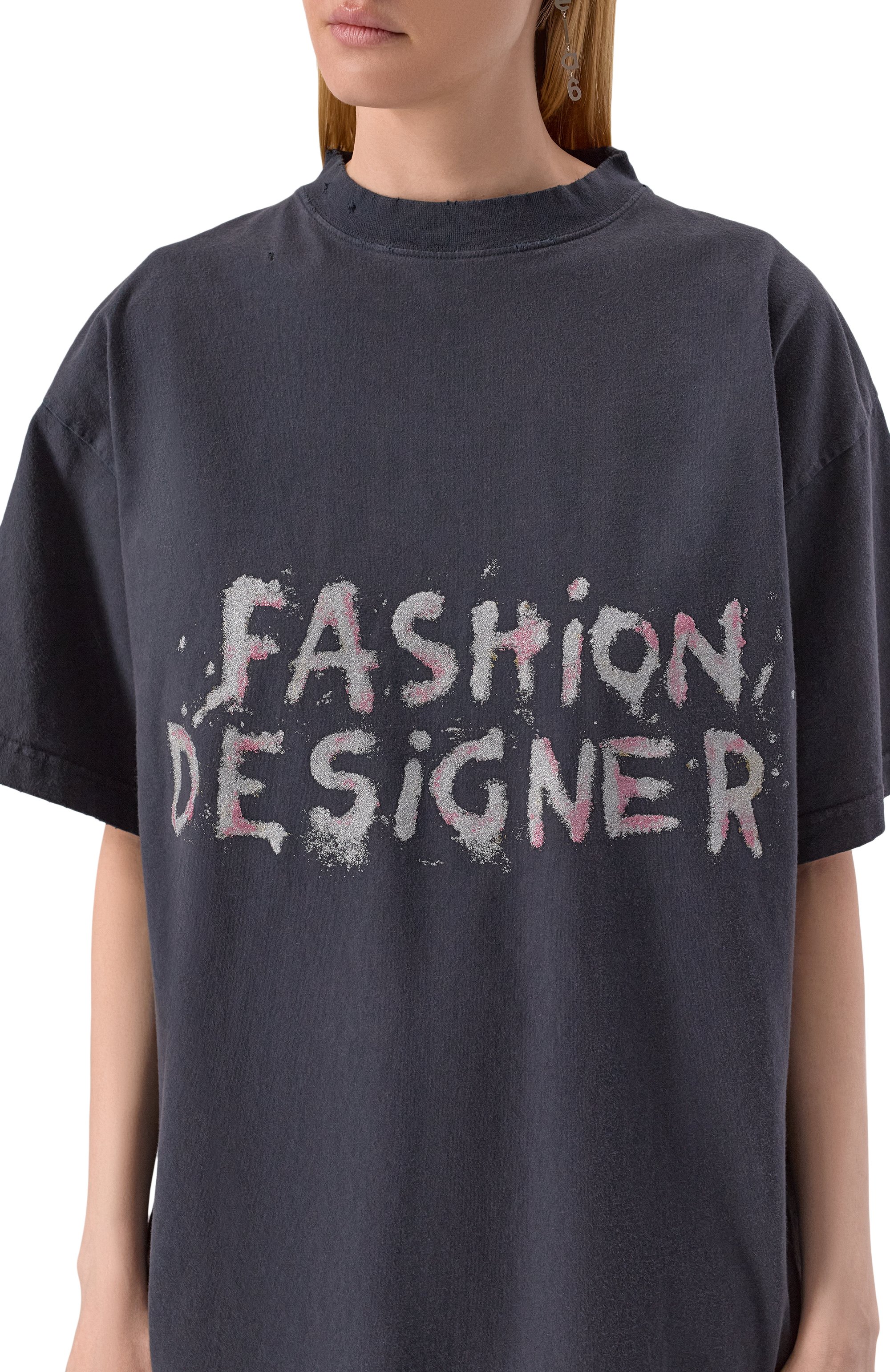 Хлопковая футболка BALENCIAGA, арт. 831305/TSVC5, фото 5